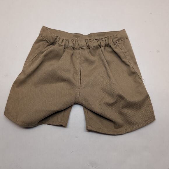 Build A Bear Golf 3 PC Outfit Khaki Shorts Polo Shirt And Hat - Picture 7 of 13